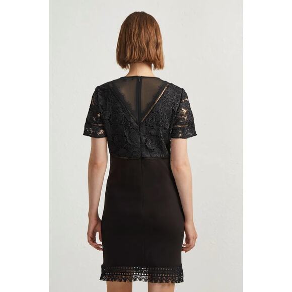 FRENCH CONNECTION Viola Lula Lace‎ Dress, Size 8 - Picture 3 of 6